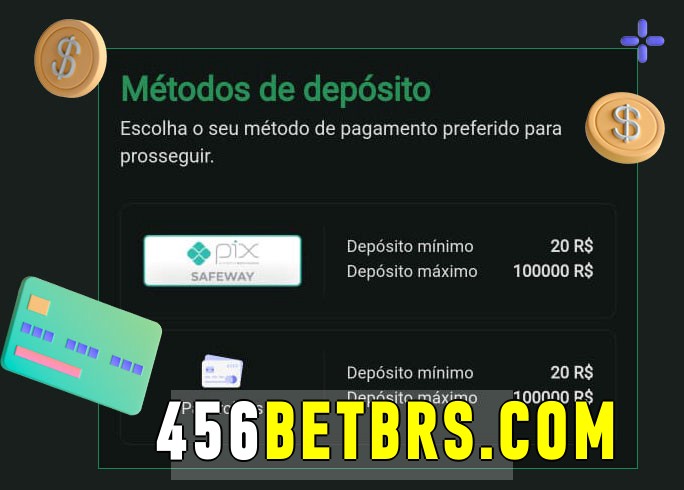 O cassino 456bet.com bet oferece uma grande variedade de métodos de pagamento